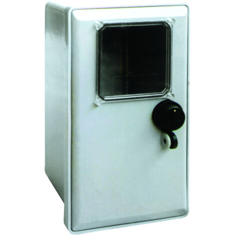 CONTENITORE MONOFASE Con vetro d'ispezione cm. 23x24x42 h