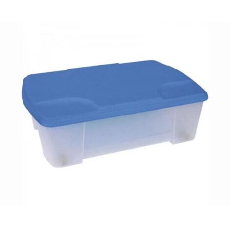 CONTENITORE MULTIUSO 565X390XH180 TRAS/BLU - ART PLAST