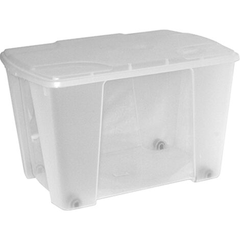CONTENITORE MULTIUSO 565X390XH350 TRASPARENTE E BLU - ART PLAST