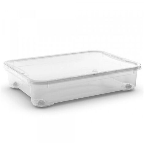 Contenitore Multiuso Trasparente Con Ruote T Box Xxm