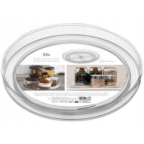 CONTENITORE ORGANIZZATORE ROTANTE PER SPEZIE E COSMETICI DA CUCINA 24 CM