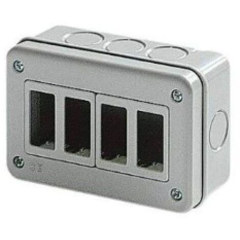 Contenitore Parete Easy Ip40 4Mod. ( ELETTROCANALI cod. ECSE60404 )