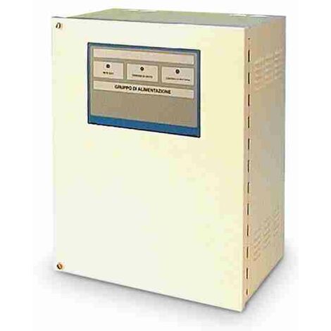 Contenitore per alimentatore (AL/2.5 o AL/3,5) e batteria (fino a 12 V / 26 Ah) dotato di LED di controllo