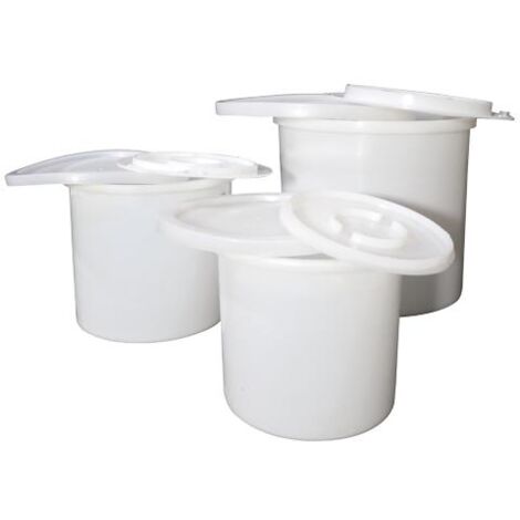 Contenitore per Alimenti Sottosale Salatoio 5 Litri con Coperchio e Disco Pressa