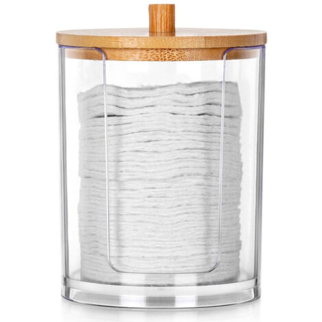 CONTENITORE PER ASSORBENTI COSMETICI, ORGANIZZATORE DA BAGNO PER ASSORBENTI DI COTONE 7X10 CM