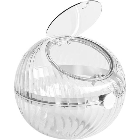 Contenitore per capsule di caffè con coperchio, scatola in plastica trasparente per capsule di caffè, elegante e capiente, dimensioni approssimative 21,2 x 19 cm.