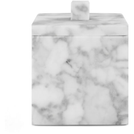 Contenitore per cosmetici in marmo di Carrara Q-BATH PREMIUM DECOR 1522