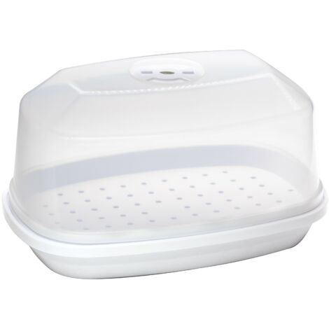 Contenitore Per Cottura Carne 28,5X19,6 Cm Con Coperchio X Microonde