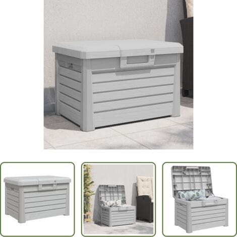 Contenitore per cuscini -  Contenitore Cuscini Grigio 73x50,5x46,5 cm in Polipropilene