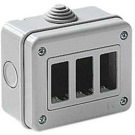 Contenitore per frutti Elettrocanali tondo' 3 posti ip40