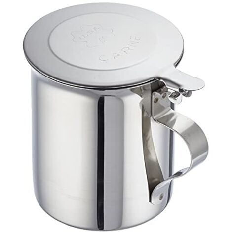 Contenitore per grasso per olio di carne, acciaio inox, 500 ml, 349 ilsa