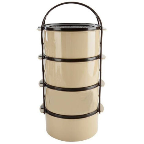 Contenitore per il pranzo in plastica a 4 scomparti, 4 x 1,5 l