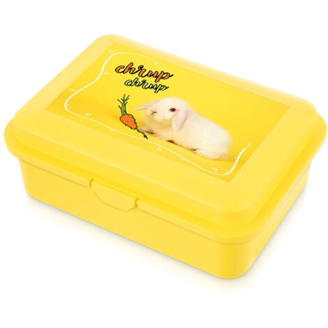 Contenitore per la colazione coniglio giallo 750 ml