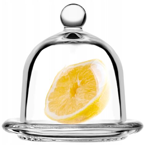 Contenitore per limoni in vetro KADAX con coperchio e paralume organizer per limoni