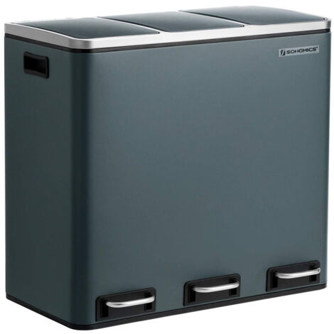 4 Ceste Portatutto Menkxi In Plastica Colorata Con Manico E Coperchio – 26x19x12 Cm – Impilabili Per Cucina E Aula