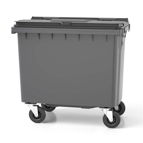 Contenitore per rifiuti da 660 litri con maniglia frontale - Colore del coperchio Grigio antracite - 1268 x 797 x 1202 mm - 210009GAGA