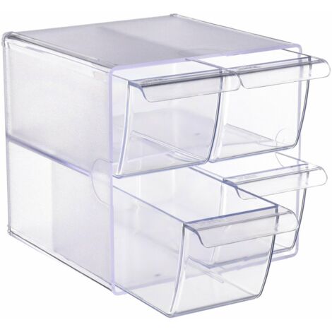 Contenitore per Sistemare Multiuso Archivo 2000 Trasparente 19 x 15 x 15 cm