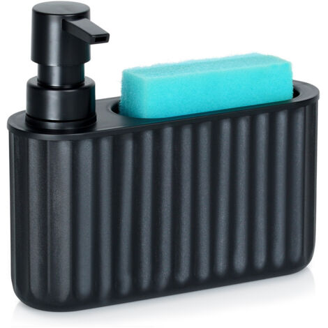 Contenitore per spugnetta detergente per lavastoviglie, nero, 400 ml