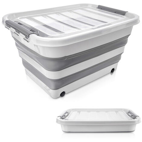 Contenitore pieghevole KEMP da 30 litri con ruote