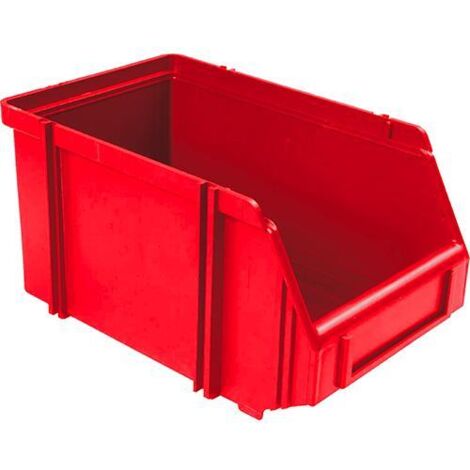 CONTENITORE PLASTICA ROSSO 104 205X335X149