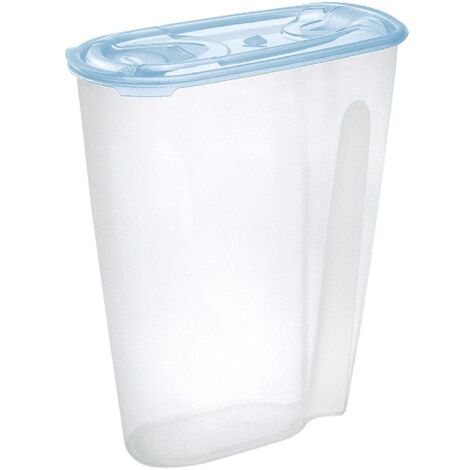 CONTENITORE PORTA CEREALI IN PLASTICA lt 3 cm 21,5 x 10,7 x h 25,7 acqua