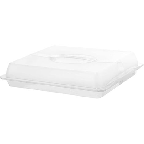 Contenitore porta torta rettangolare Rotho 47 5 x 39 x 9 8 cm