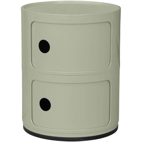 PRIVATEFLOOR Contenitore Portaoggetti - 2 Cassetti - New Caracas 2