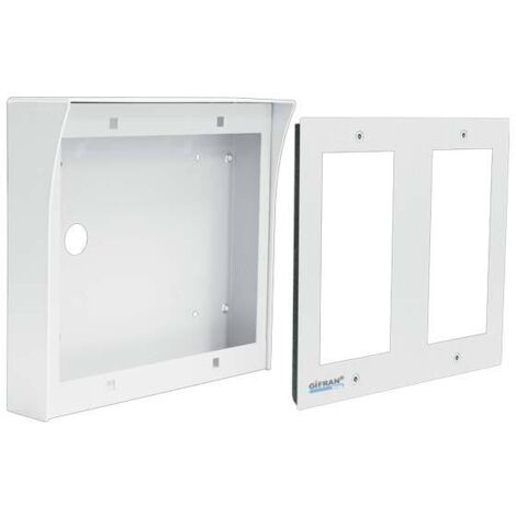 Contenitore pulsantiera videocitofono incasso modulare 2x2