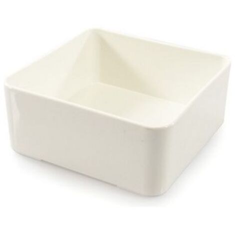 Contenitore Quadrato 15x15x6 Bianco