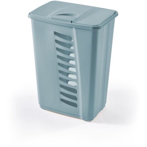 Contenitore rettangolare per biancheria 45 l olly azzurro sky - mazzei home