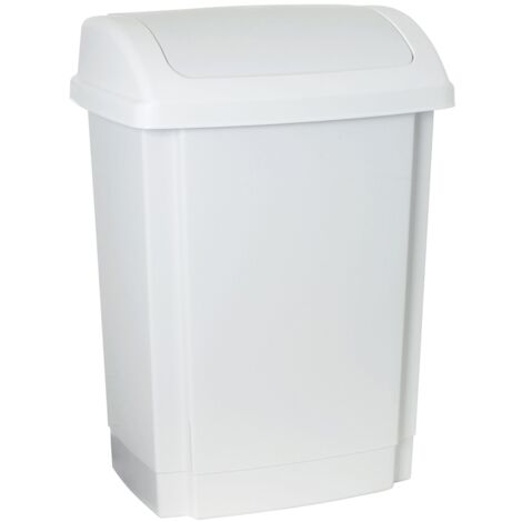 CONTENITORE RIFIUTI OSCILLANTE 25L COPERCHIO BIANCO - CAPACITÀ SW25BI