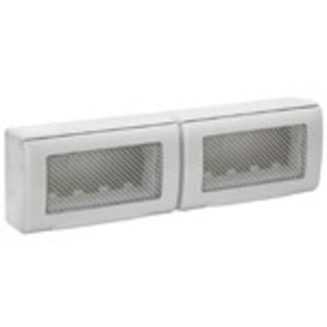 Contenitore Stagno Autoportante Ral7035 Ip55 S45 8(4+4)M ( AVE cod. 45ST08OR )