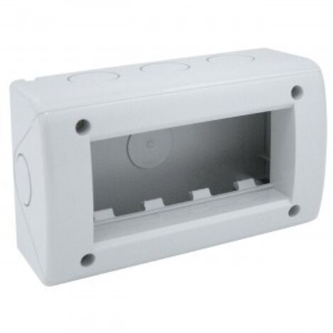 Contenitore Stagno per Serie Ave Sistema 45 IP40 4 Moduli 45Q44