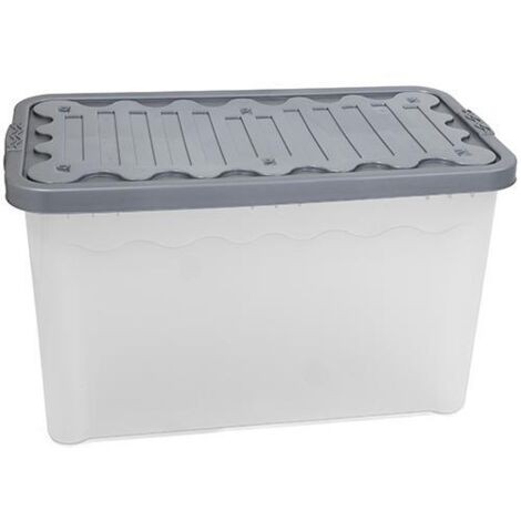 CONTENITORE STORAGE L80 P44 H45CM """SUPER L""" LT115  C/RUOTE COLOR.