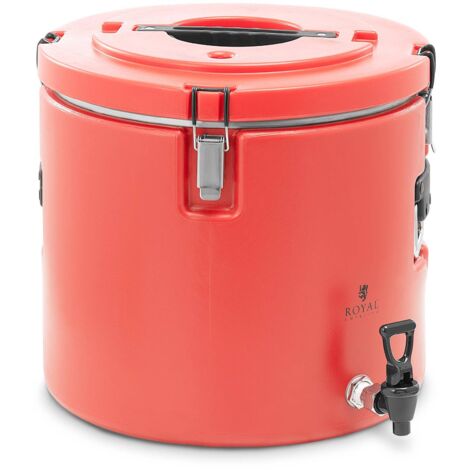 Contenitore termico acciaio inox rubinetto 30 litri