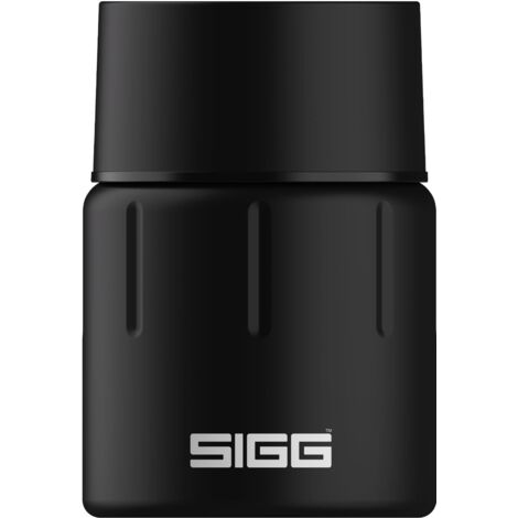 Contenitore Termico Sigg Gemstone Obsidian da 0,75 L in Acciaio Inox 18/8 con Portavivande Isotermico, Ideale per Scuola ed Escursioni, Resistente e Pratico
