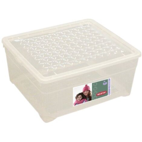Contenitore tessile Curver 18,5l trasparente 162119...