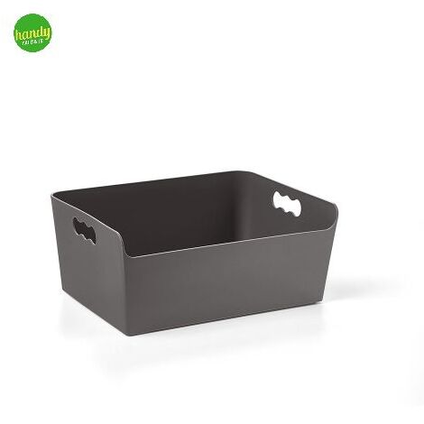 Contenitore tibox Blim colore grigio lunghezza 16 cm