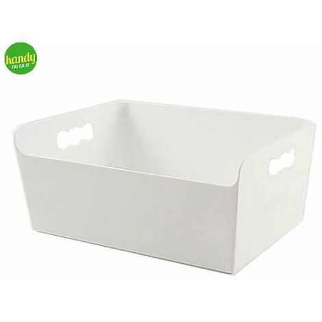 Contenitore tibox Veca in plastica 24 cm colore bianco