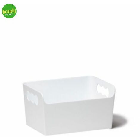 Contenitore tibox Veca in plastica 33 cm colore bianco