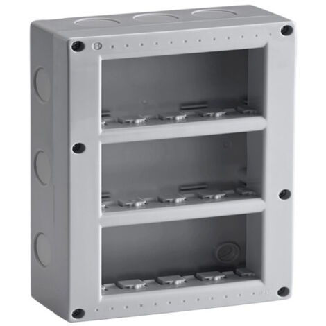 Contenitore Verticale Box Ip40 12 Vr Gri 12(4X3) Mod ( BOCCHIOTTI cod. B02762 )