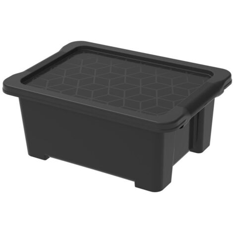 CONTENITORI CON COPERCHIO 44 L EVO EASY STORAGE NERO