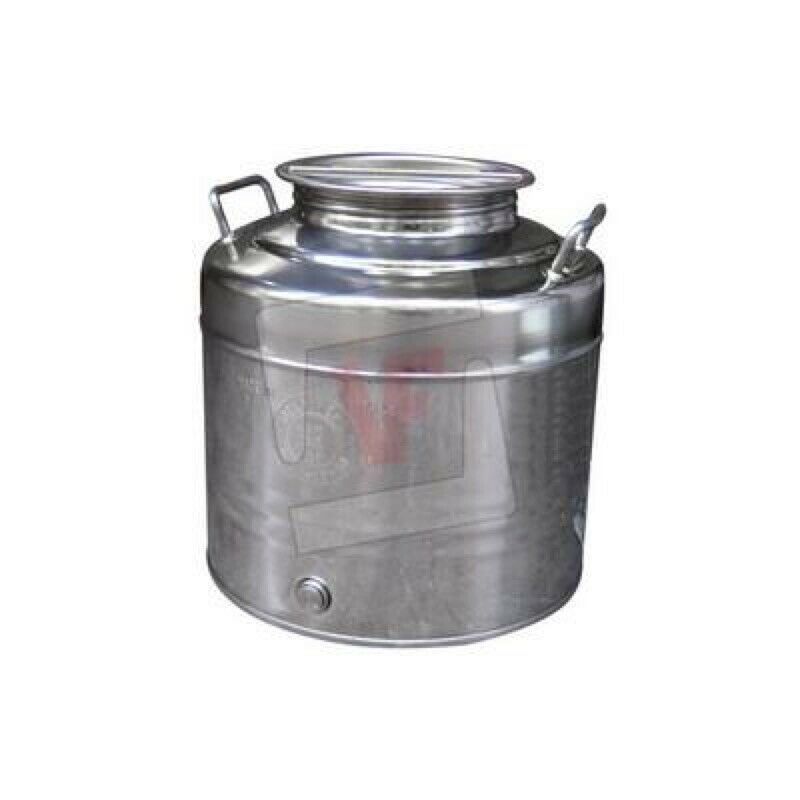 Contenitori contenitore bidone fusto in acciaio inox per olio litri: 50 litri