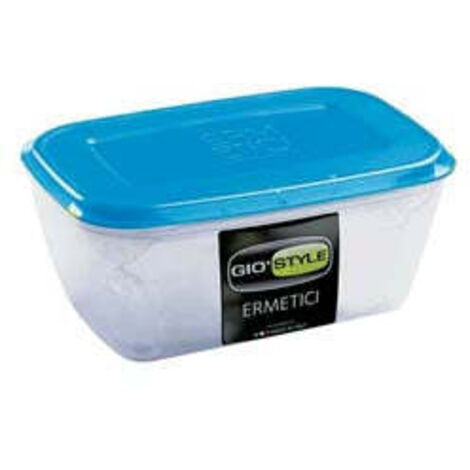Contenitori Ermetici Rettangolari Per Alimenti In Plastica - lt.0.50 - cm.15x9x7h