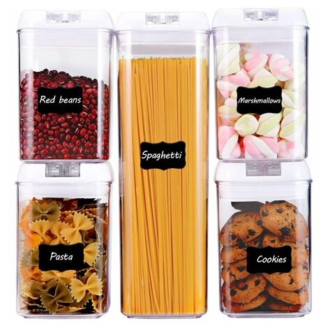 Senmubery Contenitore per alimenti per pasta riso cereali fagioli 