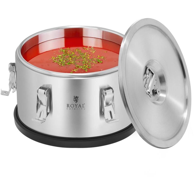 Conter Isotherme Thermobox Acier Inox 10 Litres Empilable Isolation Thermique