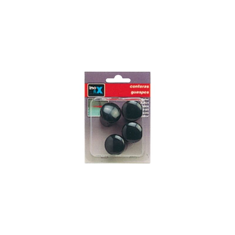 

Contera exterior con arandela Ø 22mm Negro 4 unidades 1722 - Inofix