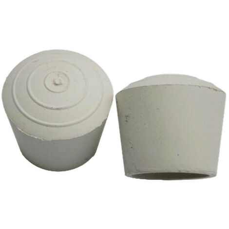 Contera de Goma para Mueble Noir 16 mm 2 pcs
