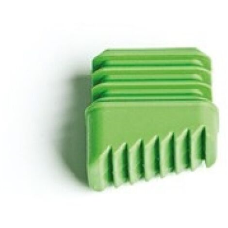 Contera Escalera  Rectangular Plastico Verde Vivah 4 Pz