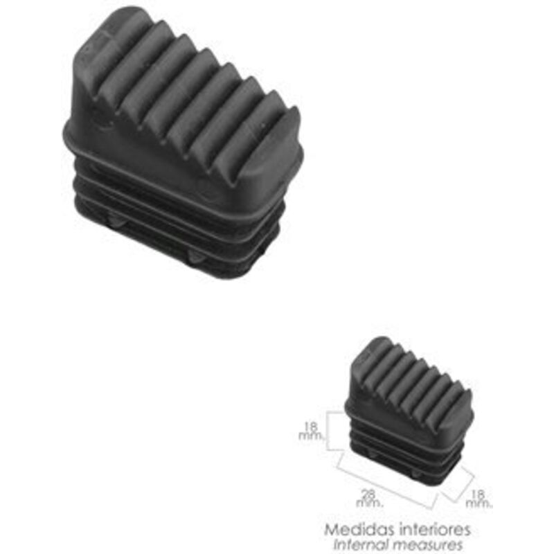 Oryx - Contera Escaleras Aluminio Trasera, de 3 a 8 Peldaños